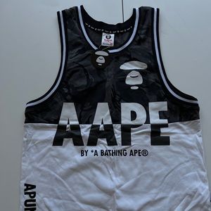 Brand New AAPE by Bathing Ape Camo Tank Top